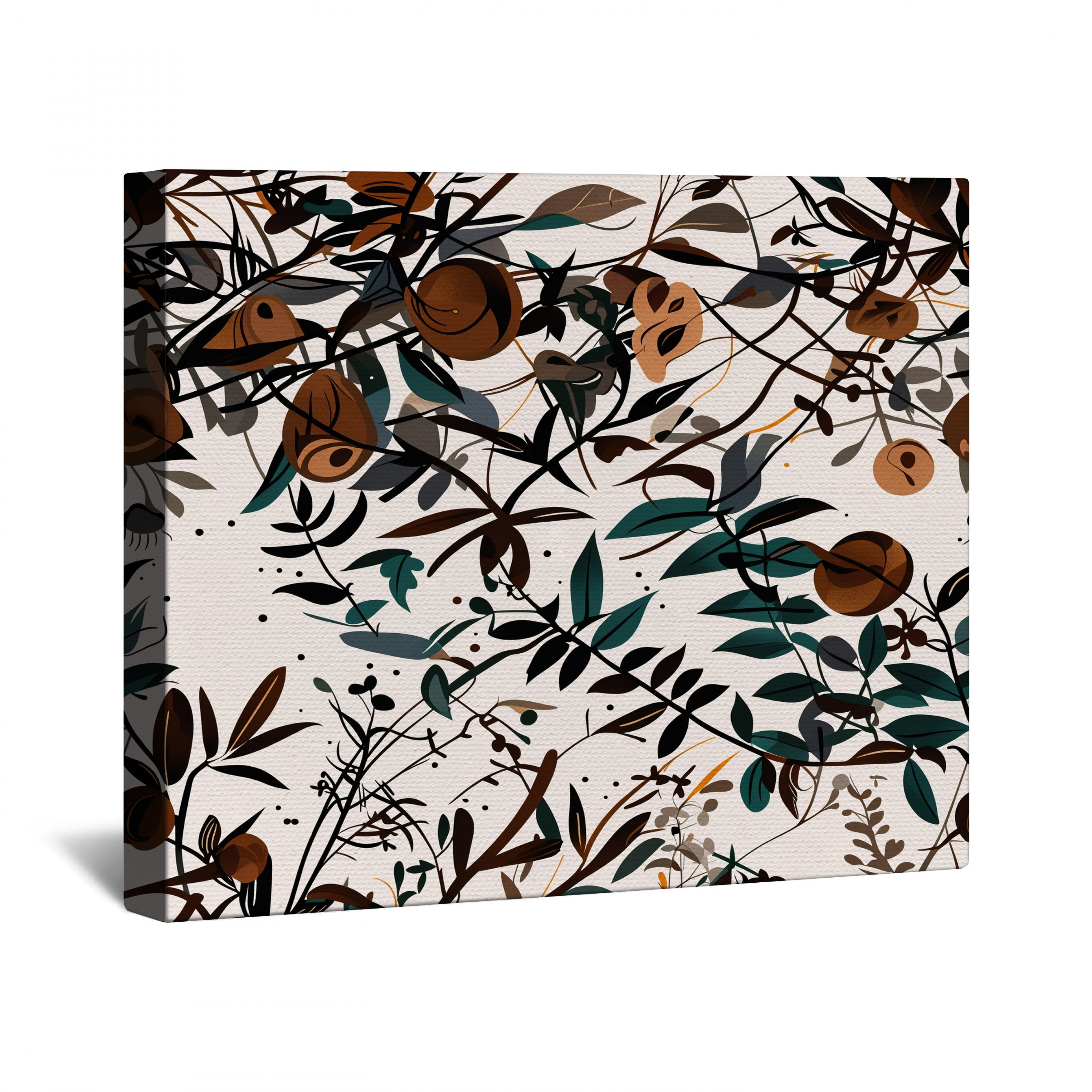 Red Barrel Studio Botanical Canvas Gallery Wrap - Floral Wall Decor in ...