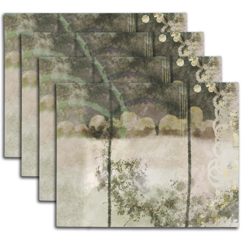 Napperon abstrait en polyester