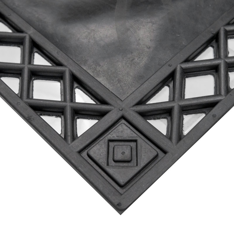 Plateau de tapis en caoutchouc antidérapant 24 po x 36 po Black Diamond