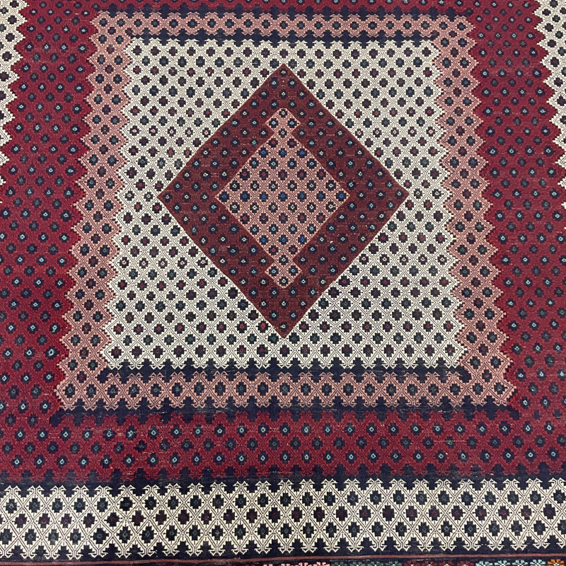 Wool Geometric Indoor Rug
