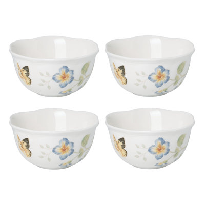Butterfly Meadow 4-Piece Dessert Bowl Set