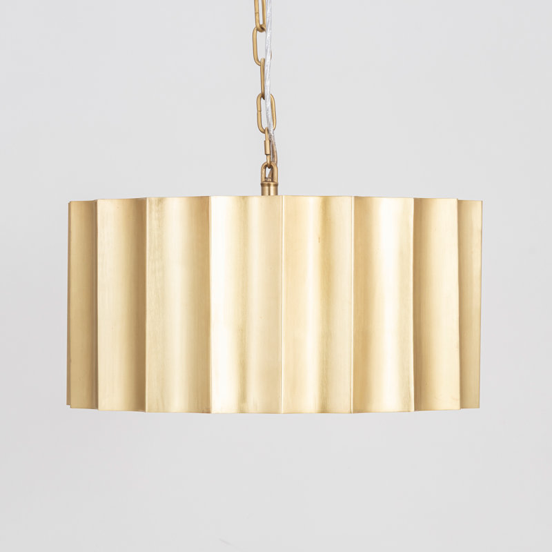 Allegra-Single Pendant, Weathered Brass