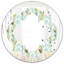 Miroir mural Crystals of Amethyst Leaves-123247467-45635626