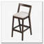 Tabouret en bois d'hévéa-1823541494