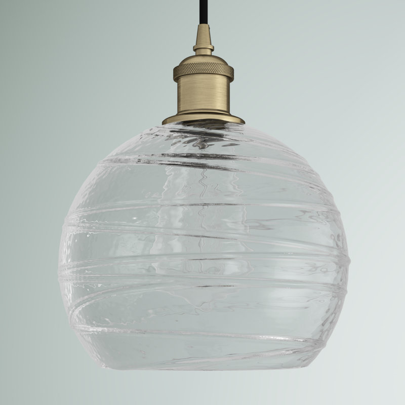 Anderson Mill 1 - Light Single Pendant, LED, 10" H x 8" W x 8" D