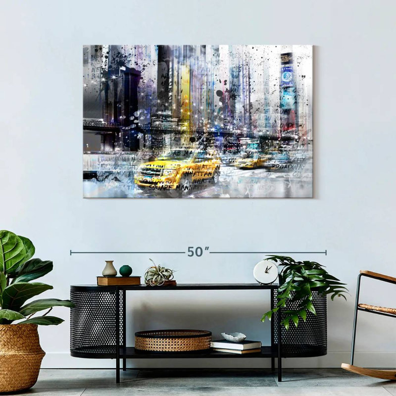 Ravi NYC Collage, 30" H x 45" W