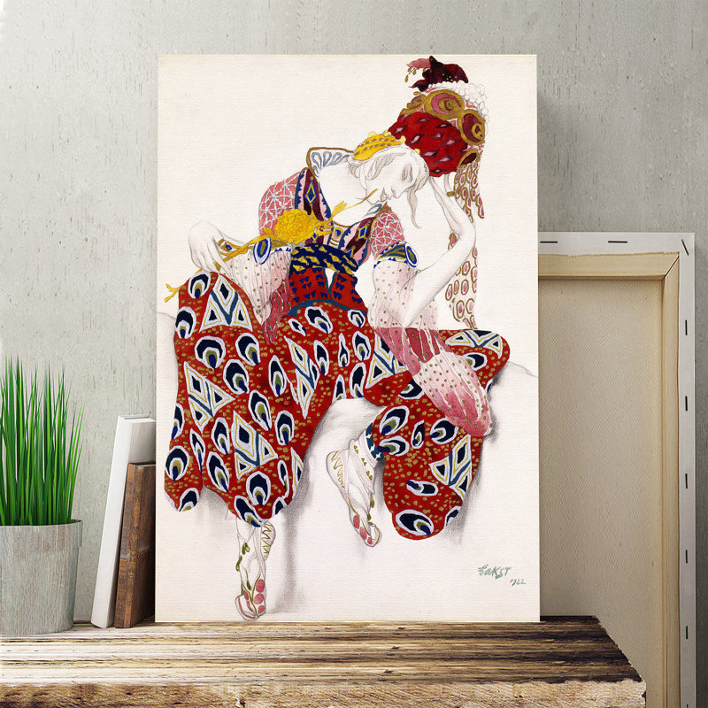 Leon Bakst - Wrapped Canvas Painting, 76cm H x 50cm W