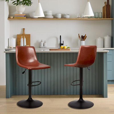 Halima Rockel Swivel Bar Stools Set Of 2