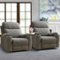 Fauteuil inclinable électrique standard en chenille Burhamedin de 38,8 po de largeur avec porte-gobelet et port USB