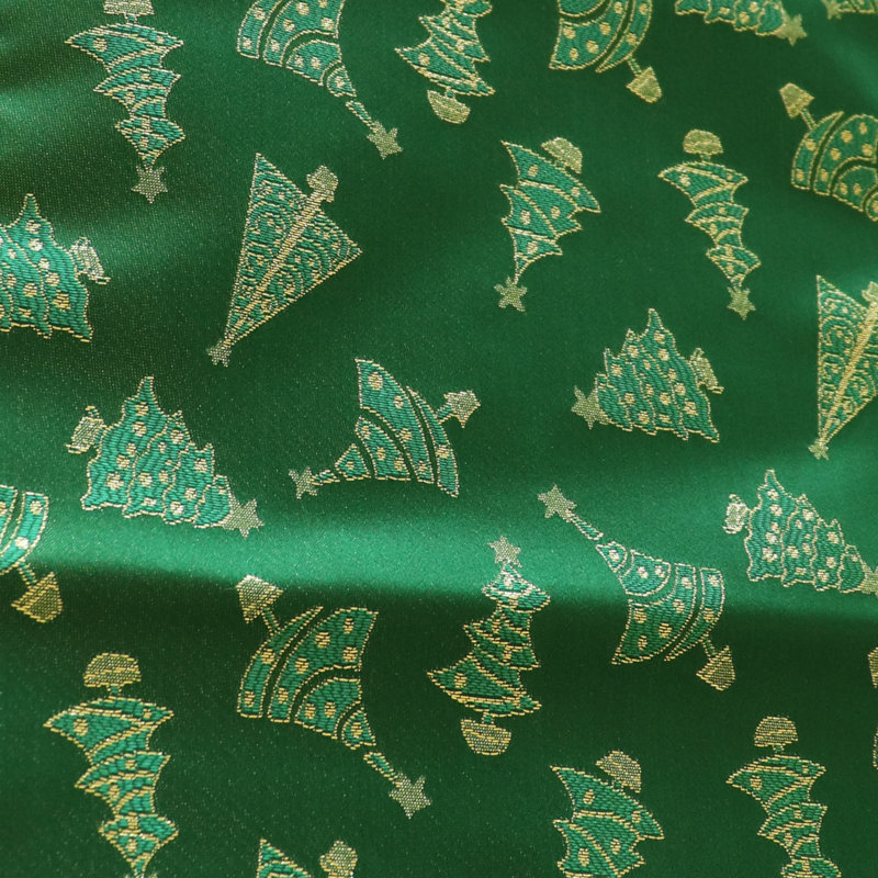 Linge de table Kadey Brocade, 84 po x 56 po, Vert