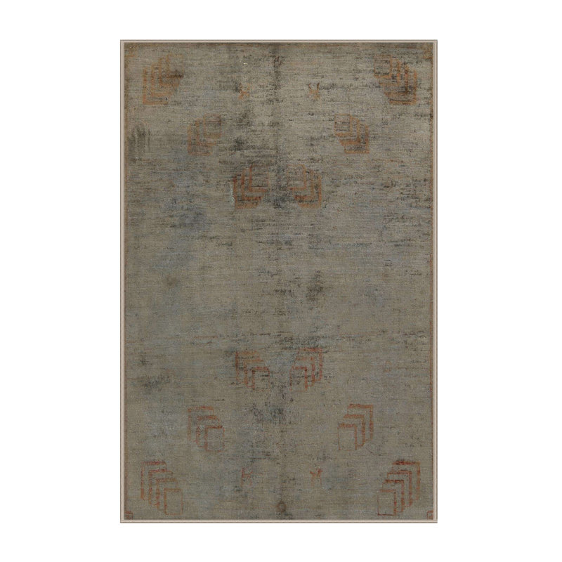 Abstract Indoor Rug, Runner 2' x 5'