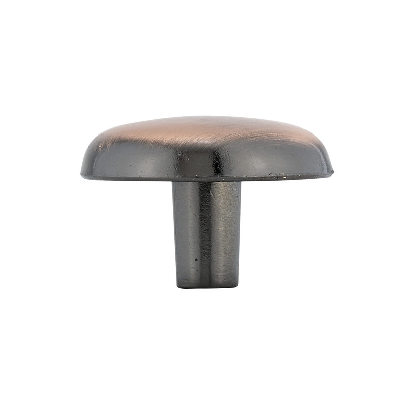 Expression 1 1/4" Diameter Mushroom Knob, Antique Copper
