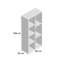 O'Quinn 7-Cube Reversible Open Shelf-25855182