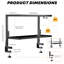 Steel, Manufactured Wood Desk Organiser