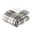 Édredon double / grand écossais, microfibre, 2 taies décoratives, coussins décoratifs, rembourrage de literie de style élégant, lavable à la machine