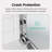 56"-60"W*72" H  Semi-Frameless Double Sliding Shower Door, Bypass Shower Door, 1/4" (6Mm) Thick SGCC Tempered Glass Door-111493764
