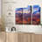" Hunts Mesa Monument Valley Sunset " 3 - Pieces-98864986