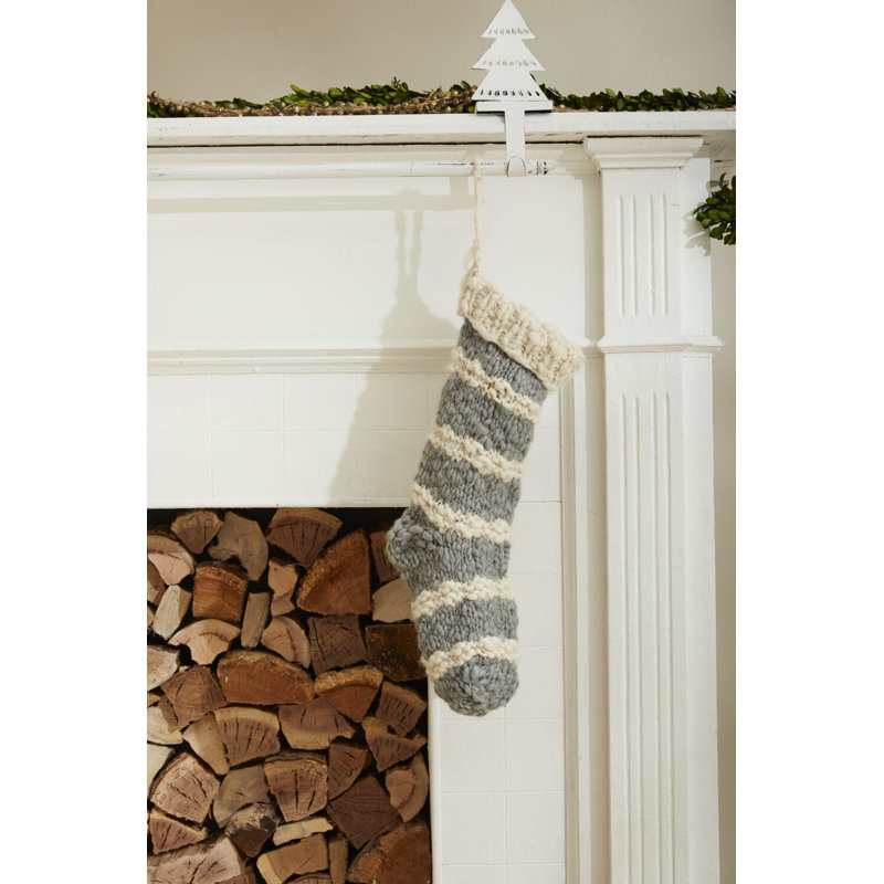Festive Hand Knitted Sock