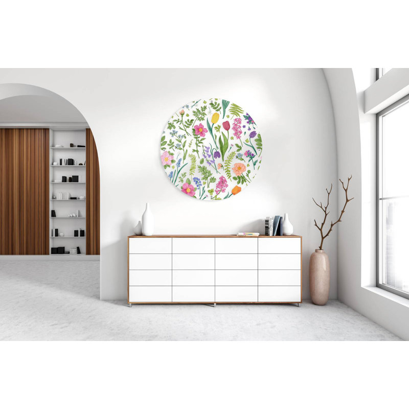 Décoration murale fleurs d'été