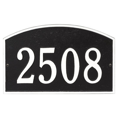 Legacy 1-Line Wall Address Plaque