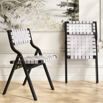 Chaises pliantes en bois
