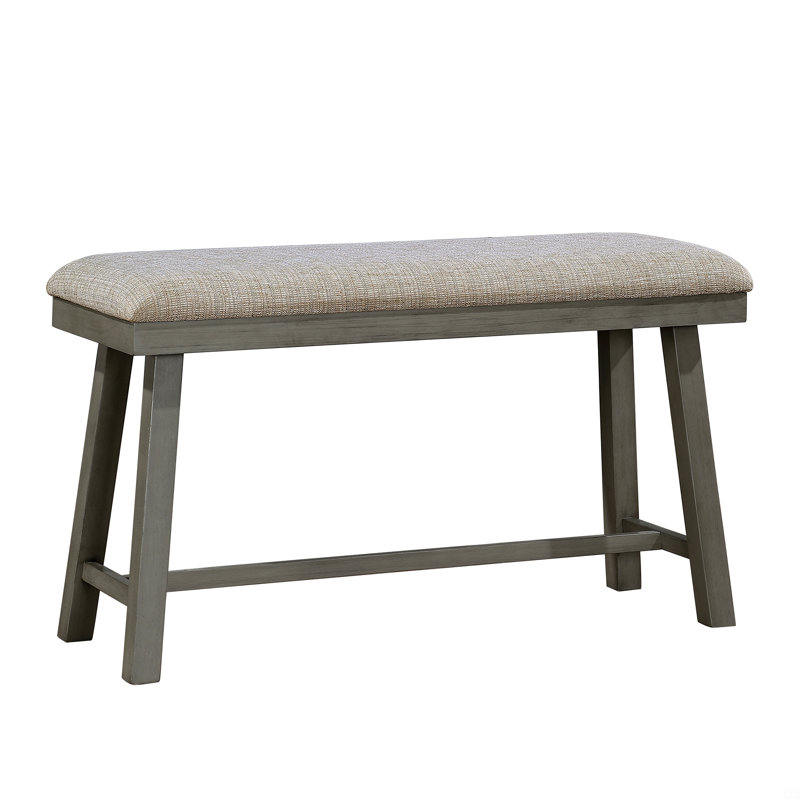 3Pc Counter Height Set Counter Height Table With 2X Bench Foam Cushioned Seats Kitchen Dining Breakfast Furniture