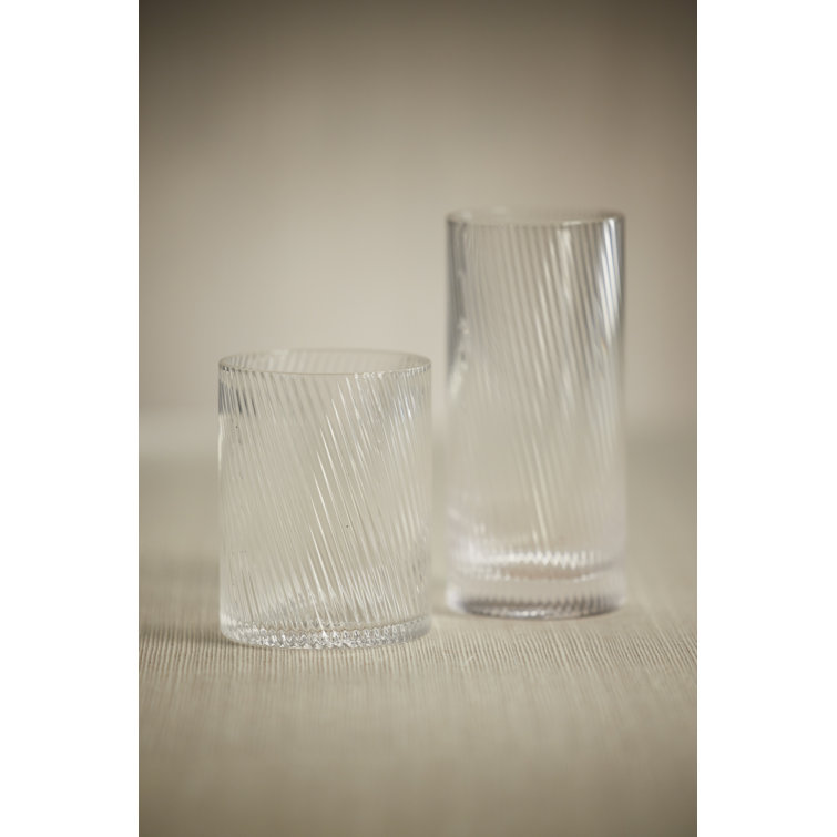 Rippled Glassware - Set of 6 – High Camp Home