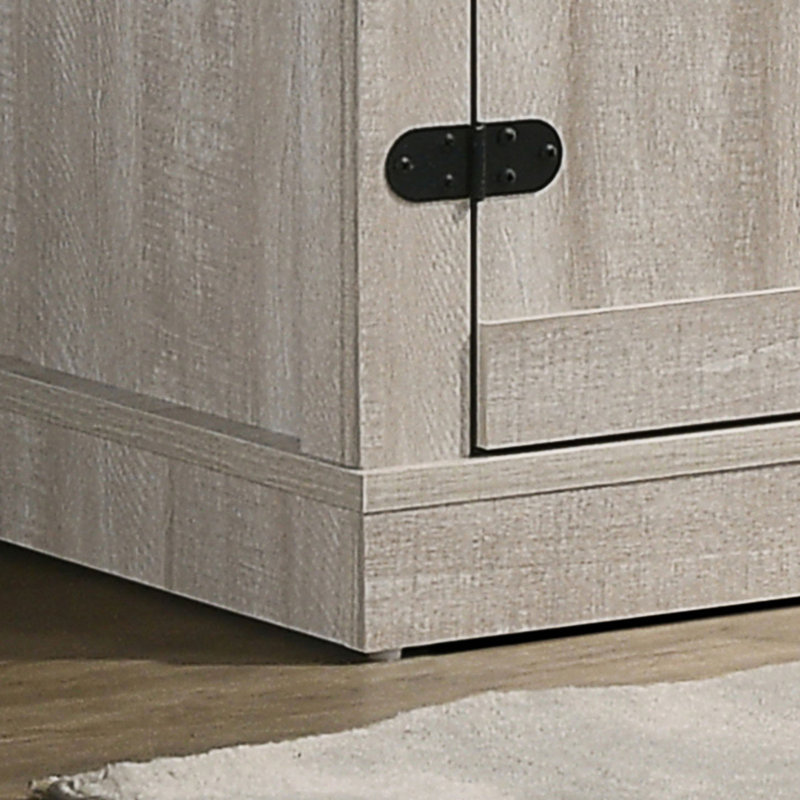 Khyan Accent Cabinet Console Cabinet With Doors Living Room Storage Cabinet, Beige