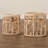 Desilva Frame Rattan Nesting Tables