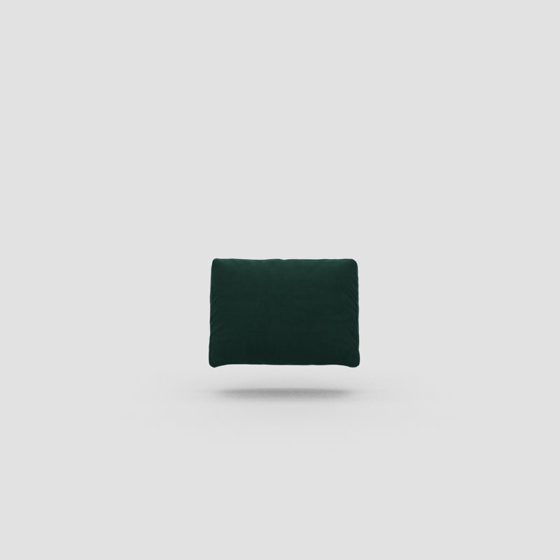 Single back pillow
