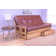 Stratford Full 79" Futon Frame and Mattress with Drawer Set