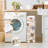 Slim Laundry Hamper Handles Collapsible Laundry Basket Thin Dirty Clothes Basket Narrow Laundry Bag Foldable Dirty Hamper 45L