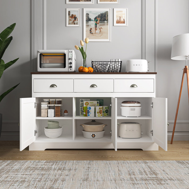 Buffet Farmhouse avec rangement, buffet, console pour la cuisine et la salle à manger