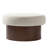32.3" Round Storage Upholstered Cocktail Ottoman