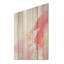 Or abstrait doré et rose I - Fuschia, art mural sur bois de pin naturel-521393840