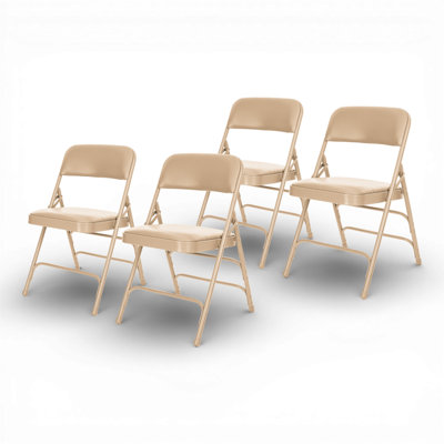 Chaise pliante en vinyle Bernadine
