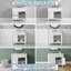 Meuble-lavabo moderne de 36 po avec lavabo, armoire de rangement autoportante noire avec tiroir rabattable, tablette réglable et support de porte, structure en bois massif, meuble-lavabo de style spa-70380010