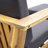 Duke Outdoor 3-Piece Acacia Wood Conversation Set with Cushions-1254746595