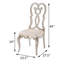 Chaises d'appoint Antique Champagne (ensemble de 2)