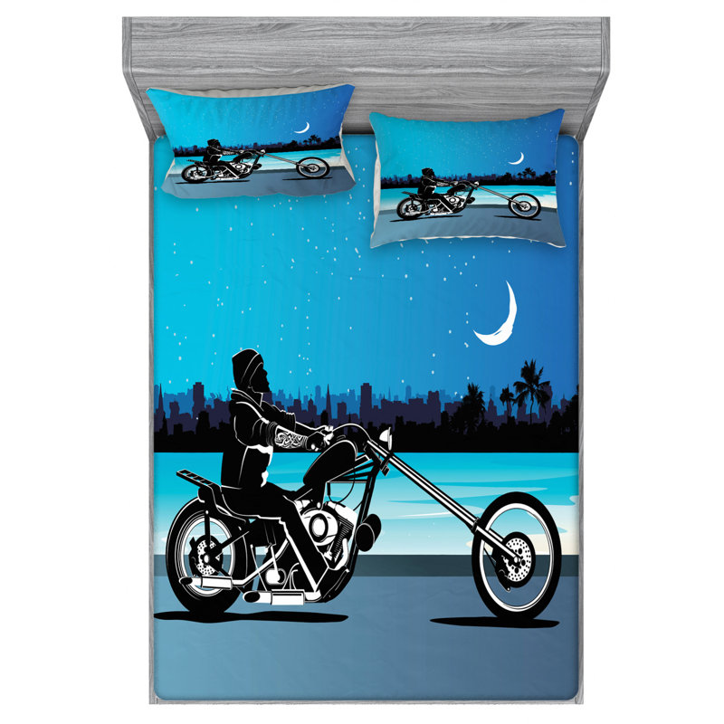 Microfiber Sheet Set, Queen Sheet Set with Fitted Sheet