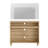 TV Stand For 43 Inch TV, Wood TV Console Table Storage Cabinet For Living Room, End Table With With Storage Shelf, Oak