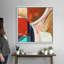 Bleu orange II - reproduction d'art-1907872225-1907872231