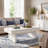 47" Modern Rectangle Coffee Table