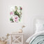 «Vibrant Pastel Pink Wild Rose Flowers», reproduction d'art botanique, impression encadrée sur papier-93487947-93487948