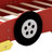 Twin Size Race Car-Shaped Platform Bed With Wheels-124917523