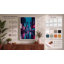 Neon Street Reflections Modern - Wrapped Canvas-174444211-174444218
