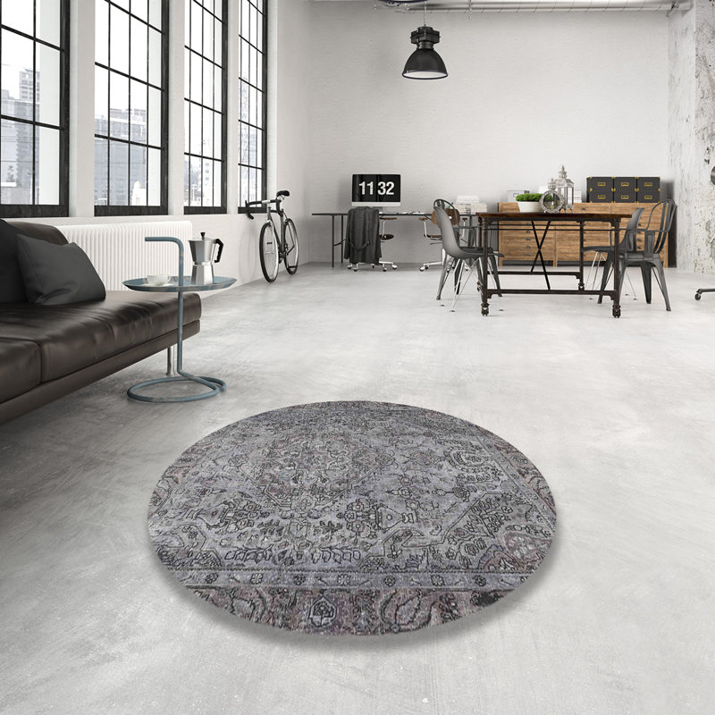 Zarah Oriental Indoor Rug, Round 5'