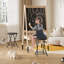 Tabouret pliant portatif avec poignée 18 pouces Tabouret pliable sans dossier 600 lb robuste pour la cuisine et l'extérieur-29794341