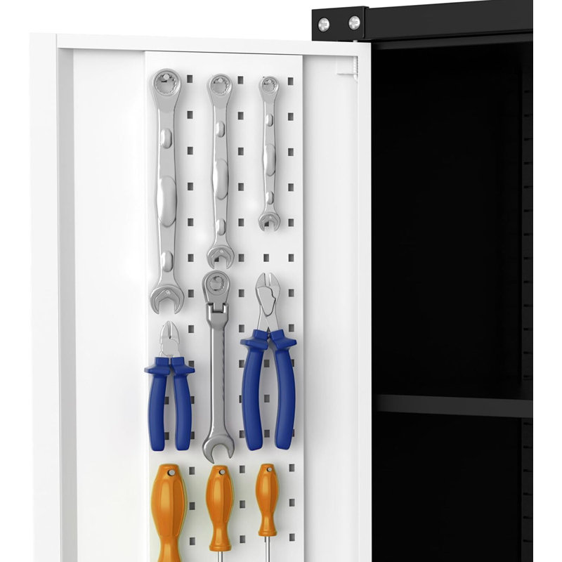 72" Rolling Tool Cabinet, 4 Adjustable Shelves