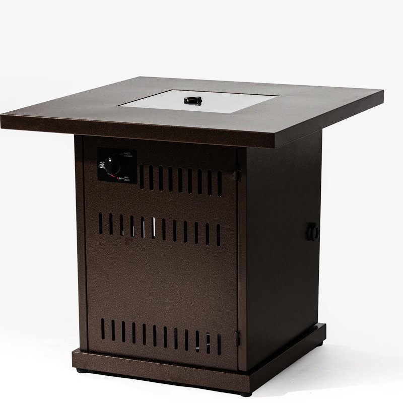 Table de foyer au propane 28 po - Polyvalente pour différentes activités de divertissement en plein air avec écrans et valves d'arrêt
